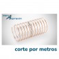 Tubo flexible aspiracion y ventilacion corte por metros. Varios diametros. Mercaspiracion.